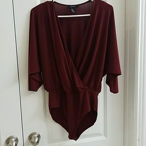 Forever 21 body suit blouse